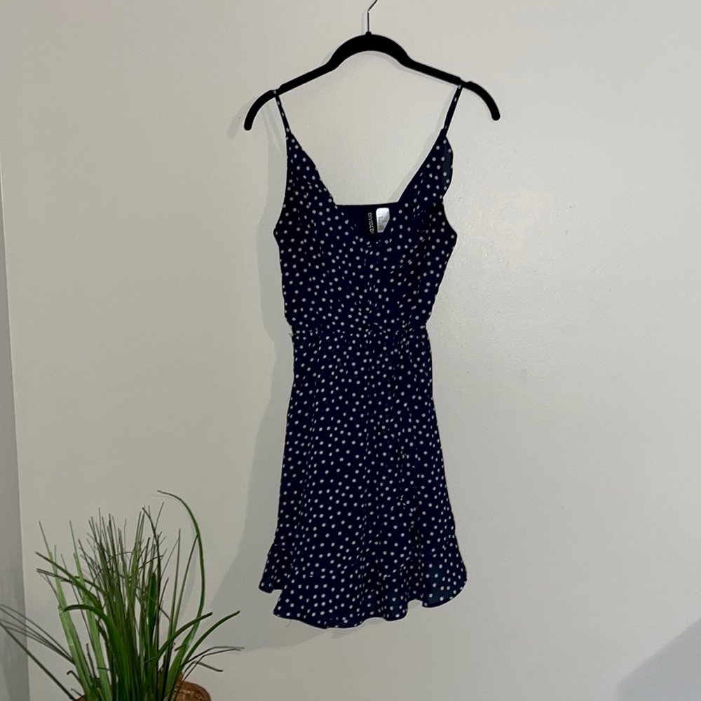 Divided Blue Mini Dress